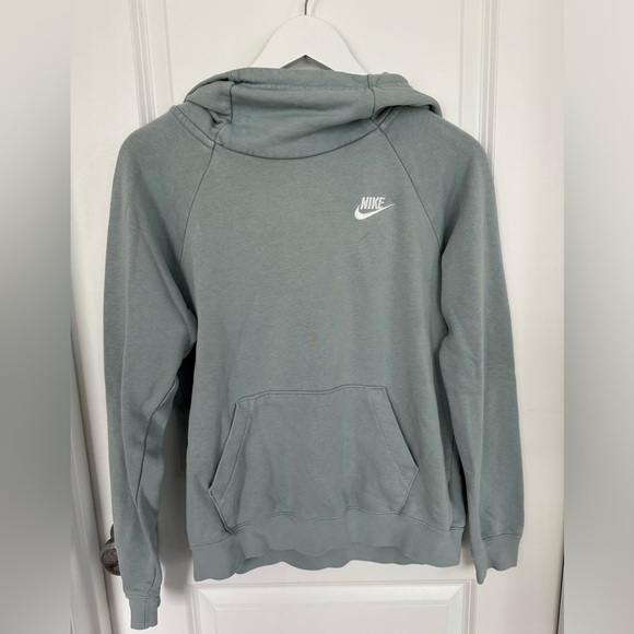 Nike Tops - Nike Cowl Neck hoodie sz S seafoam green